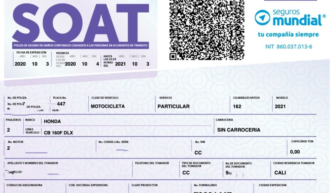 ¿Qué es el SOAT y para qué sirve? Info Pa'lante